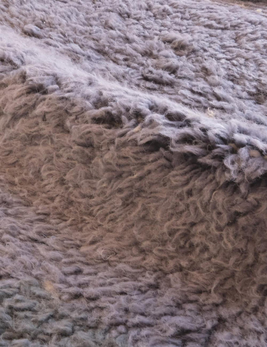 Tapis berbère contemporain tissage en relief en laine 200 x 296 cm - AFKliving