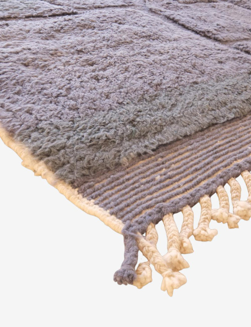 Tapis berbère contemporain tissage en relief en laine 200 x 296 cm - AFKliving