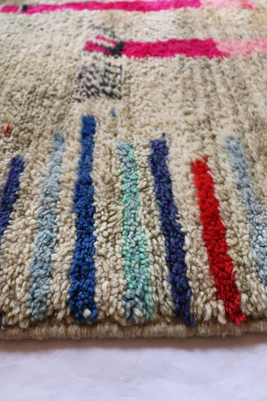 Tapis Berbere de M'Rirt coloré 168 x 266 cm - AFKliving