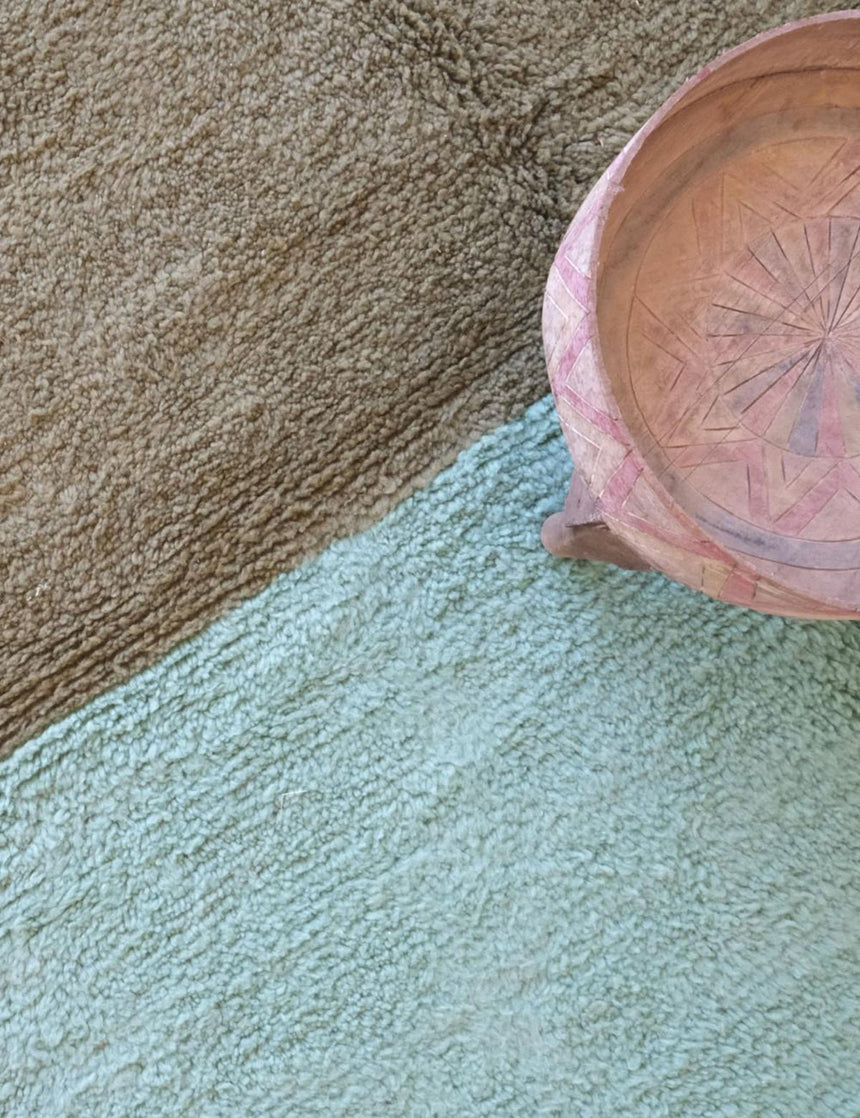 Tapis berbère design et raffiné noué main en laine 223 x 265 cm - AFKliving