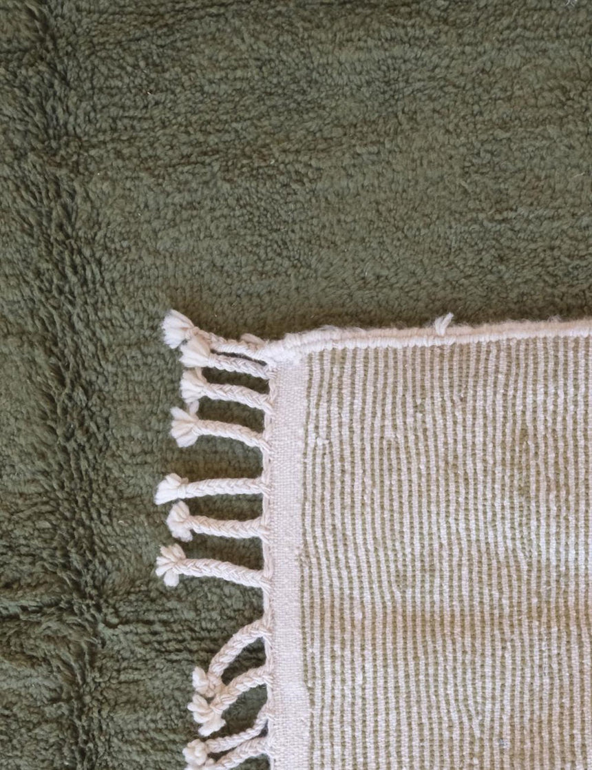 Tapis berbère design et raffiné noué main en laine 223 x 265 cm - AFKliving