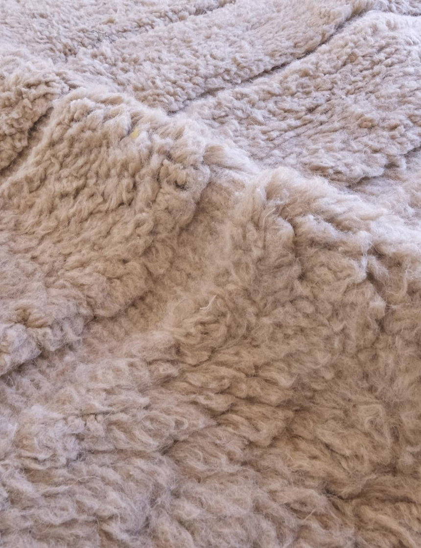 Tapis berbère design tissage en relief en laine 242 x 342 cm - AFKliving