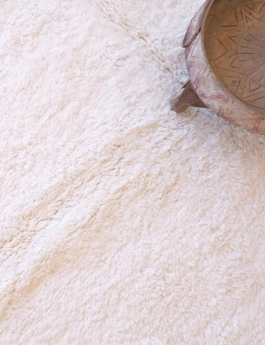 Tapis berbère élégant à bordures rayées en laine 250 x 350 cm - AFKliving