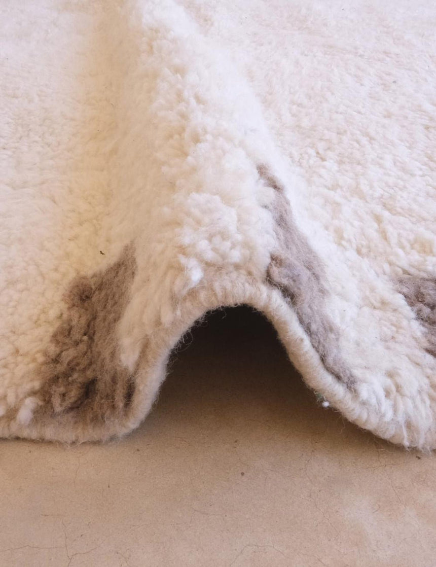 Tapis berbère élégant à bordures rayées en laine 250 x 350 cm - AFKliving