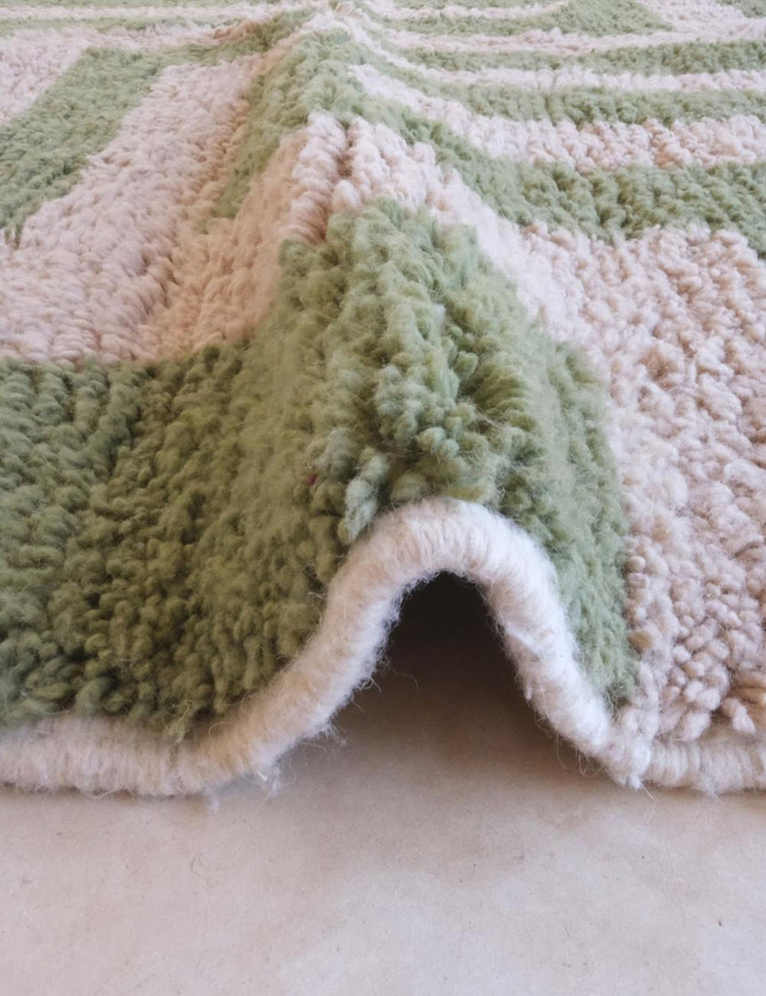 Tapis berbère élégant au motif labyrinthe en laine 250 x 305 cm - AFKliving