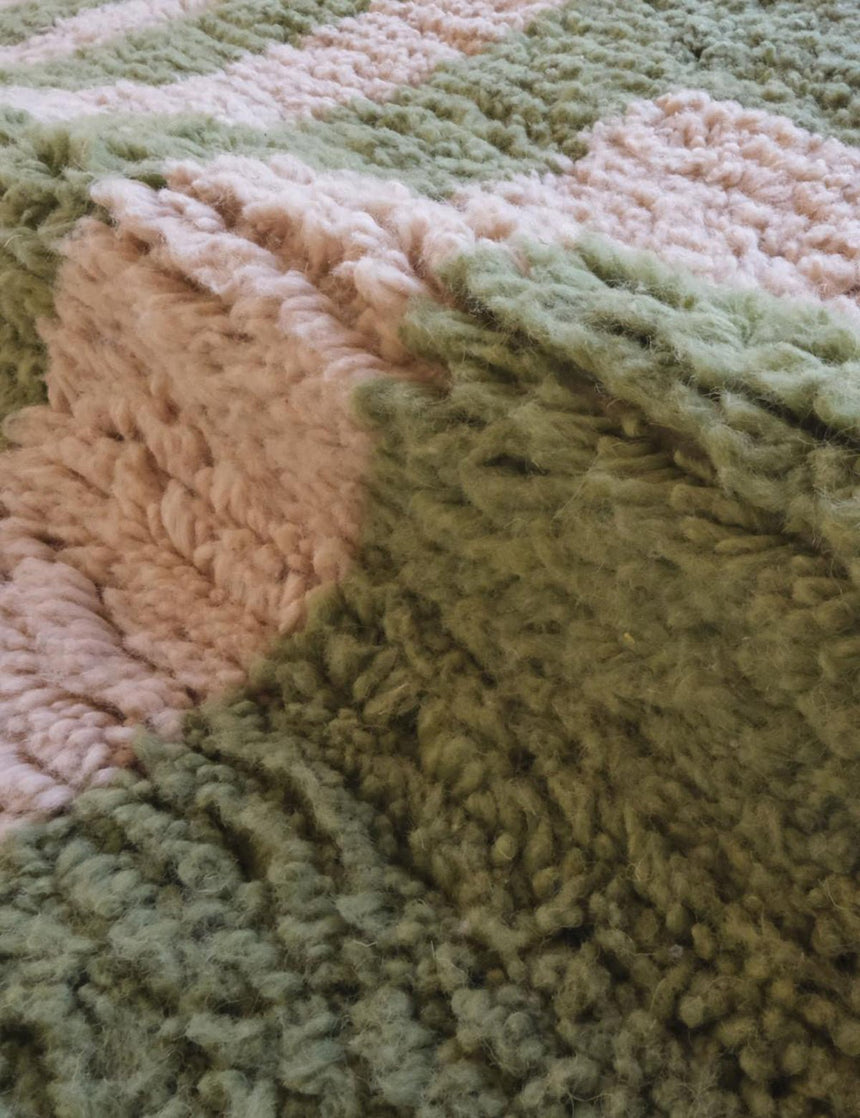 Tapis berbère élégant au motif labyrinthe en laine 250 x 305 cm - AFKliving