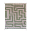 Tapis berbère élégant au motif labyrinthe en laine - AFKliving