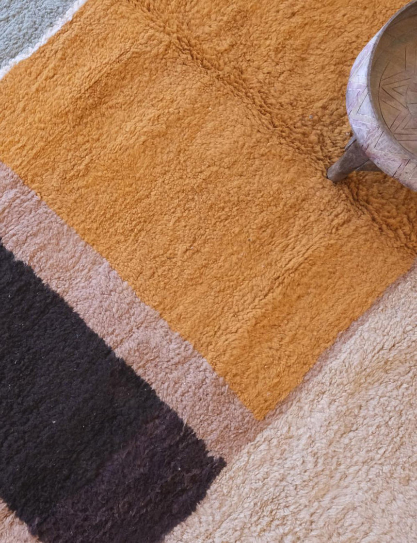 Tapis berbère élégant au style graphique en laine 255 x 355 cm - AFKliving