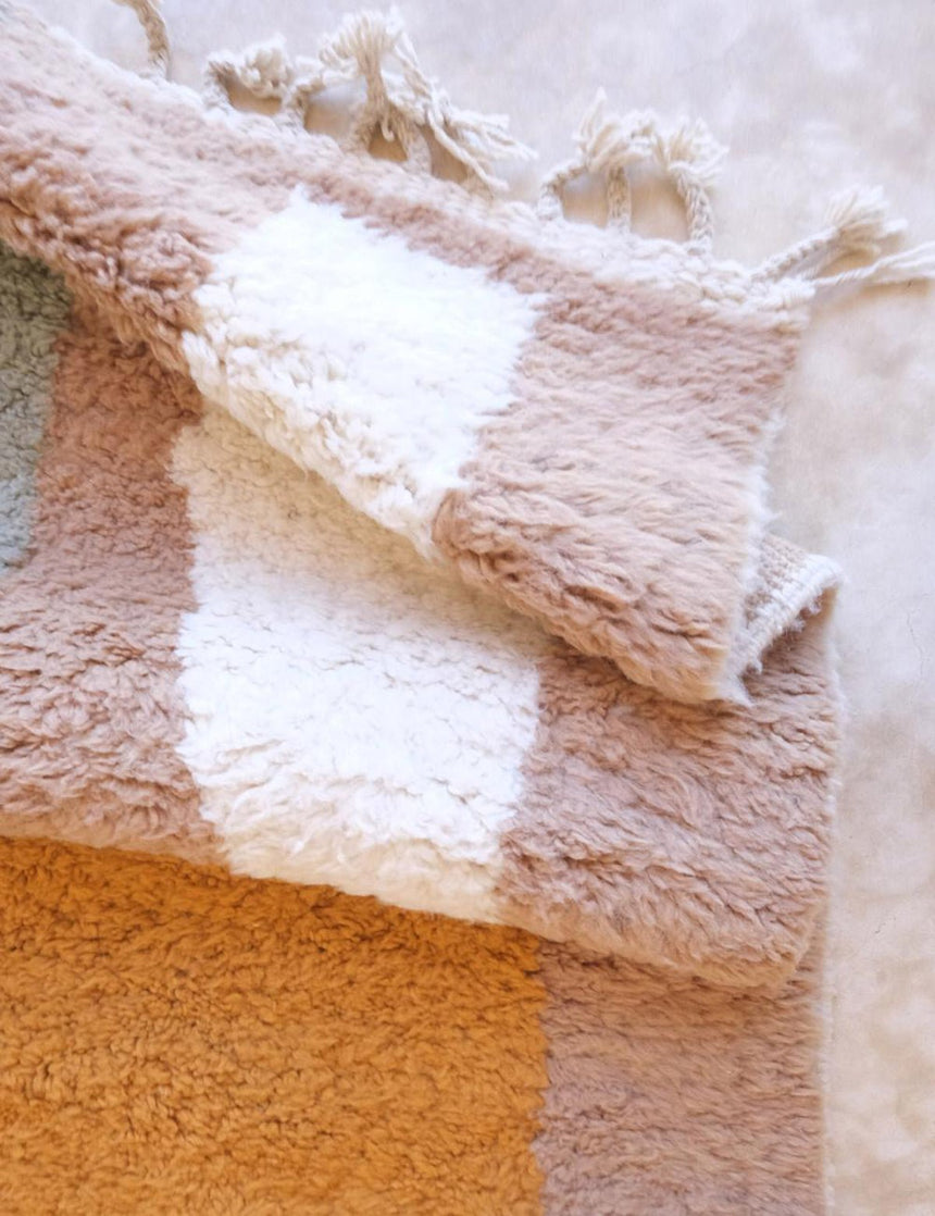 Tapis berbère élégant au style graphique en laine 255 x 355 cm - AFKliving