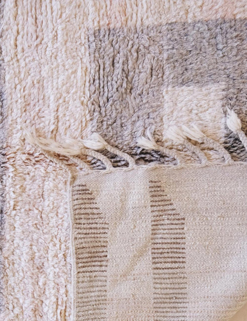 Tapis berbère élégant au style graphique unique en laine 162 x 266 cm - AFKliving