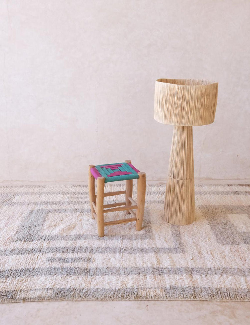 Tapis berbère élégant au style graphique unique en laine 162 x 266 cm - AFKliving