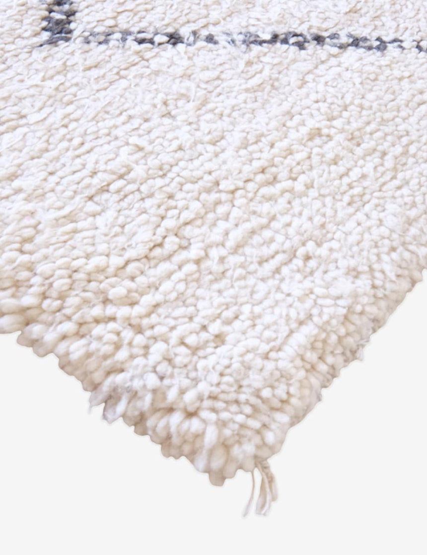 Tapis berbère élégant au style nord - africain en laine 207 x 283 cm - AFKliving