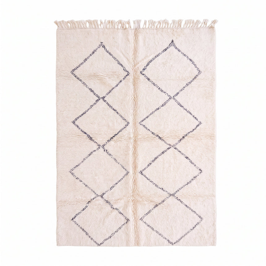 Tapis berbère élégant au style nord-africain en laine - AFKliving