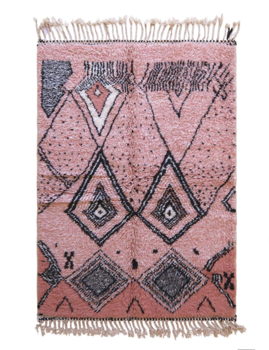 Tapis berbère élégant au style nord - africain en laine - sur mesure - AFKliving