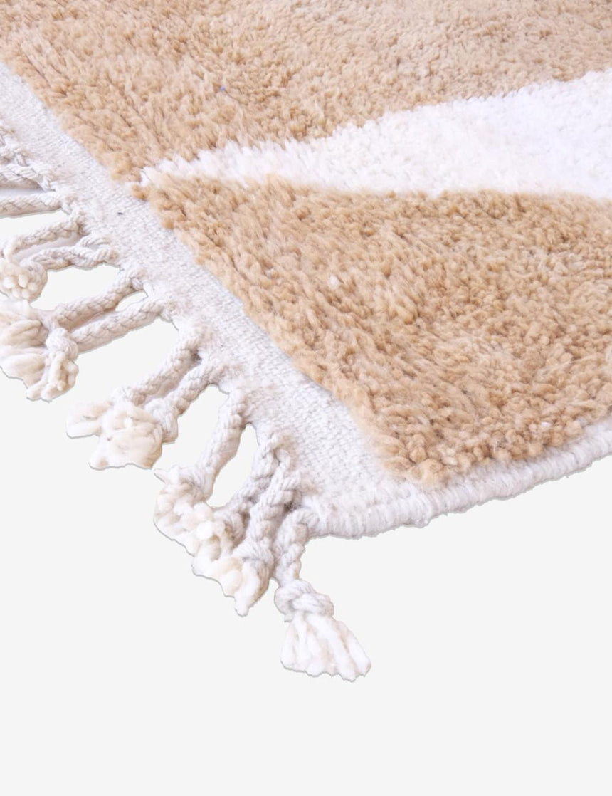 Tapis berbère élégant aux motifs géométriques en laine 245 x 346 cm - AFKliving