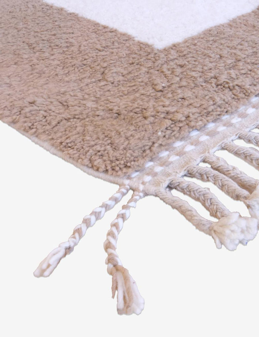 Tapis berbère élégant aux motifs graphiques en laine 164 x 252 cm - AFKliving