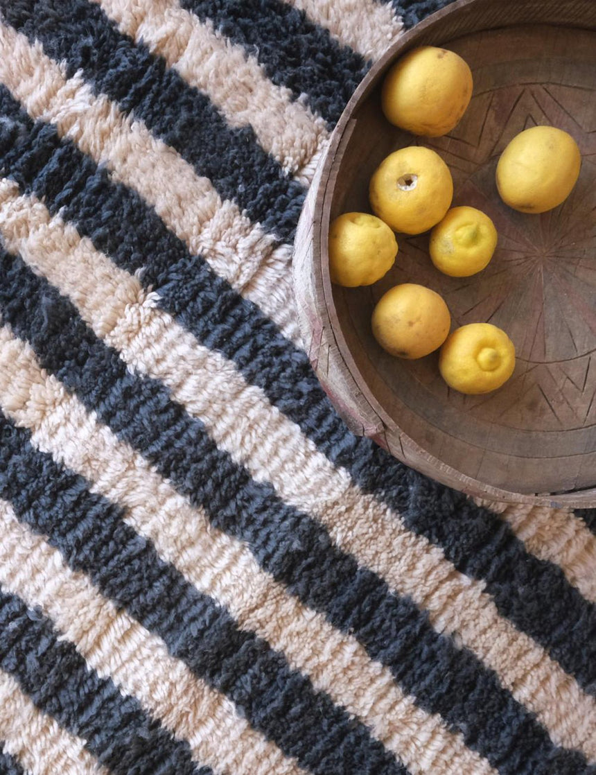 Tapis berbère élégant aux motifs graphiques laine 195 x 280 cm - AFKliving