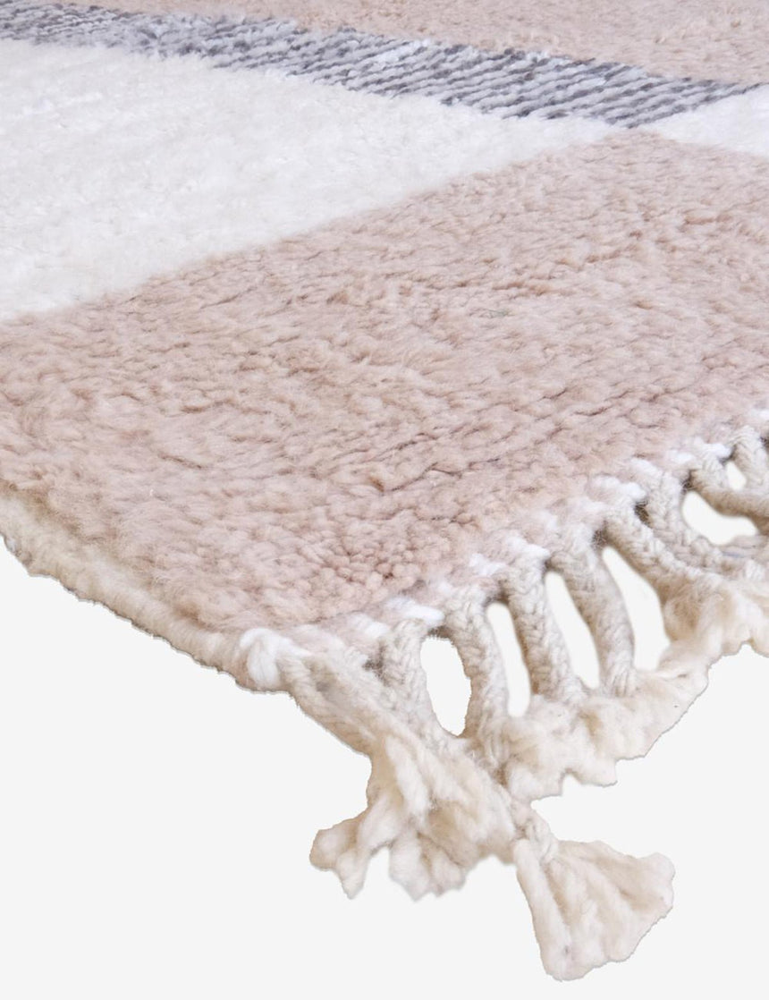 Tapis berbère élégant aux motifs graphiques laine 255 x 343 cm - AFKliving