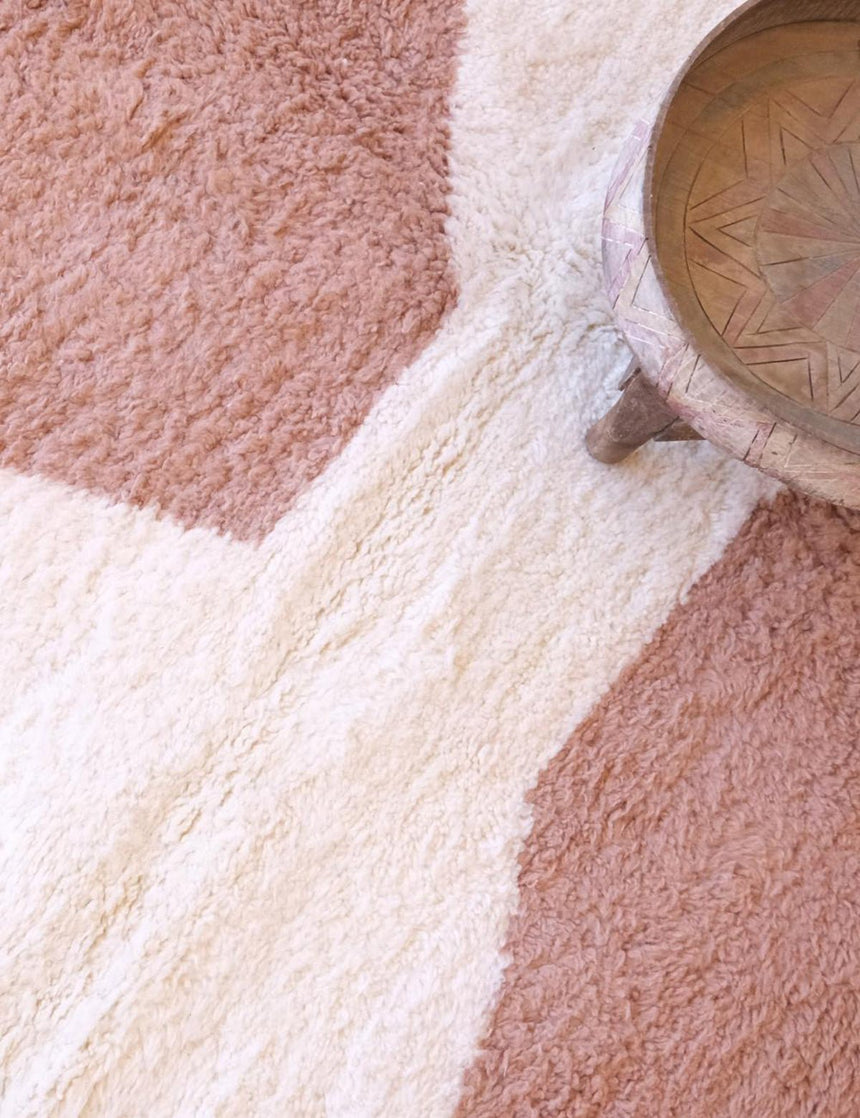 Tapis berbère élégant et contemporain en laine 255 x 351 cm - AFKliving