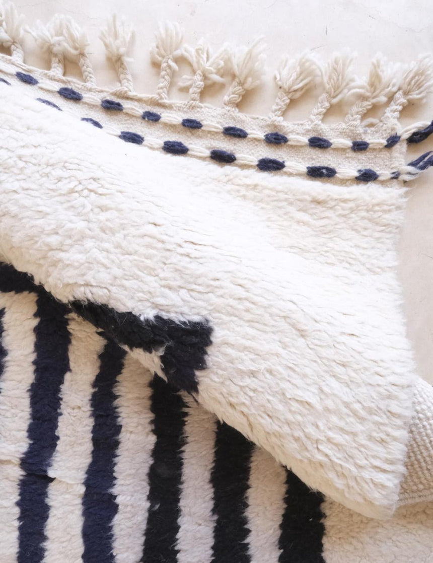 Tapis berbère élégant pour intérieur moderne en laine 175 x 268 cm - AFKliving