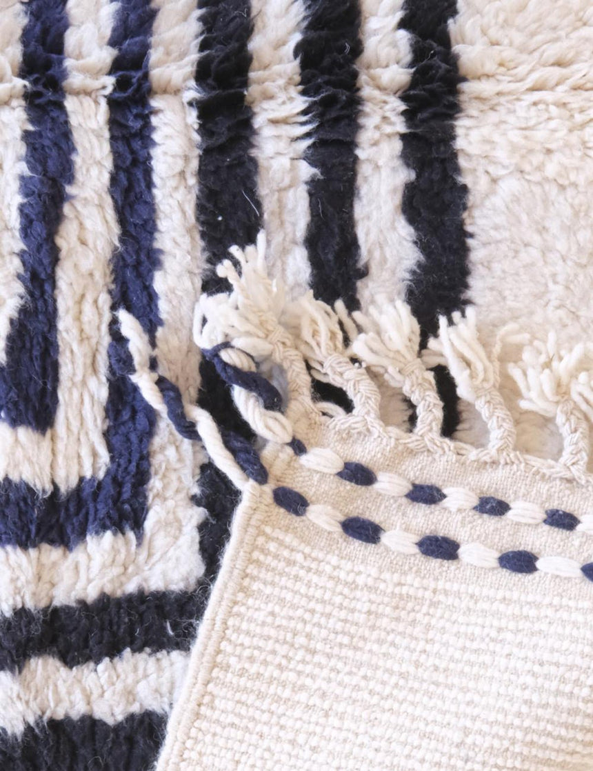 Tapis berbère élégant pour intérieur moderne en laine 175 x 268 cm - AFKliving