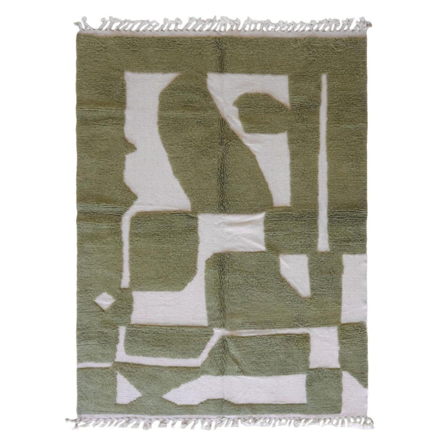 Tapis berbère élégant tissage en relief en laine 211 x 288 cm - AFKliving