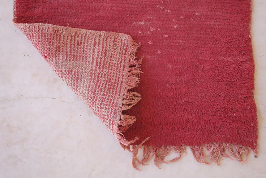 Tapis Berbere en laine Boujaad vintage 75 x 191 cm - AFKliving