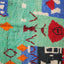 Tapis Berbere en laine Boujad coloré 167 x 278 cm - AFKliving