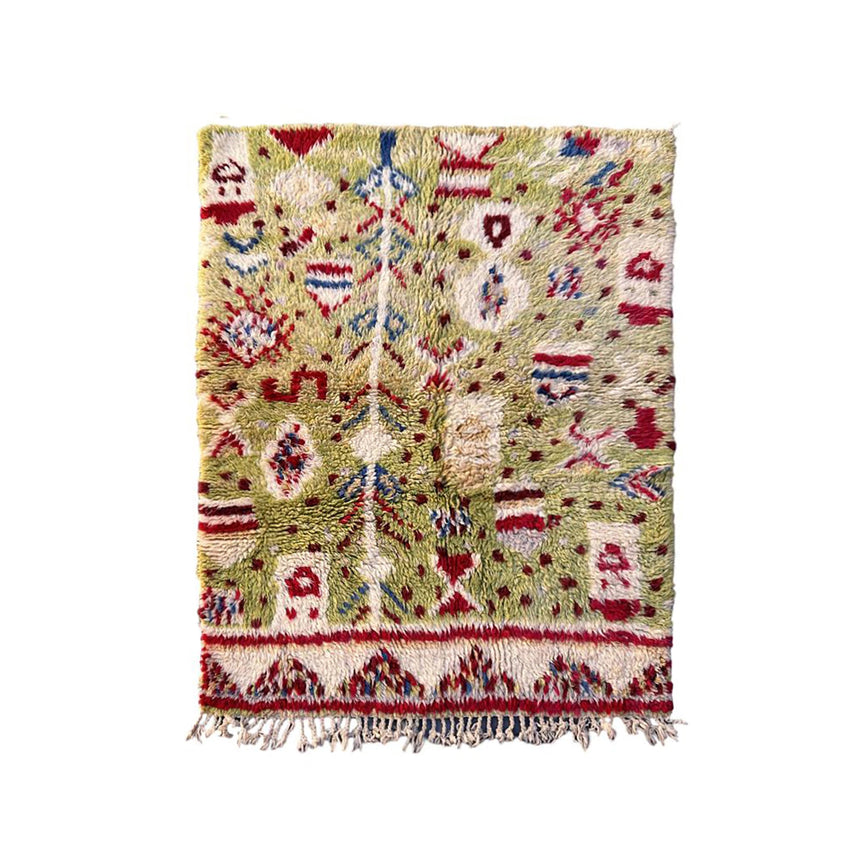 Tapis Berbere en laine coloré 109 x 147 cm - AFKliving