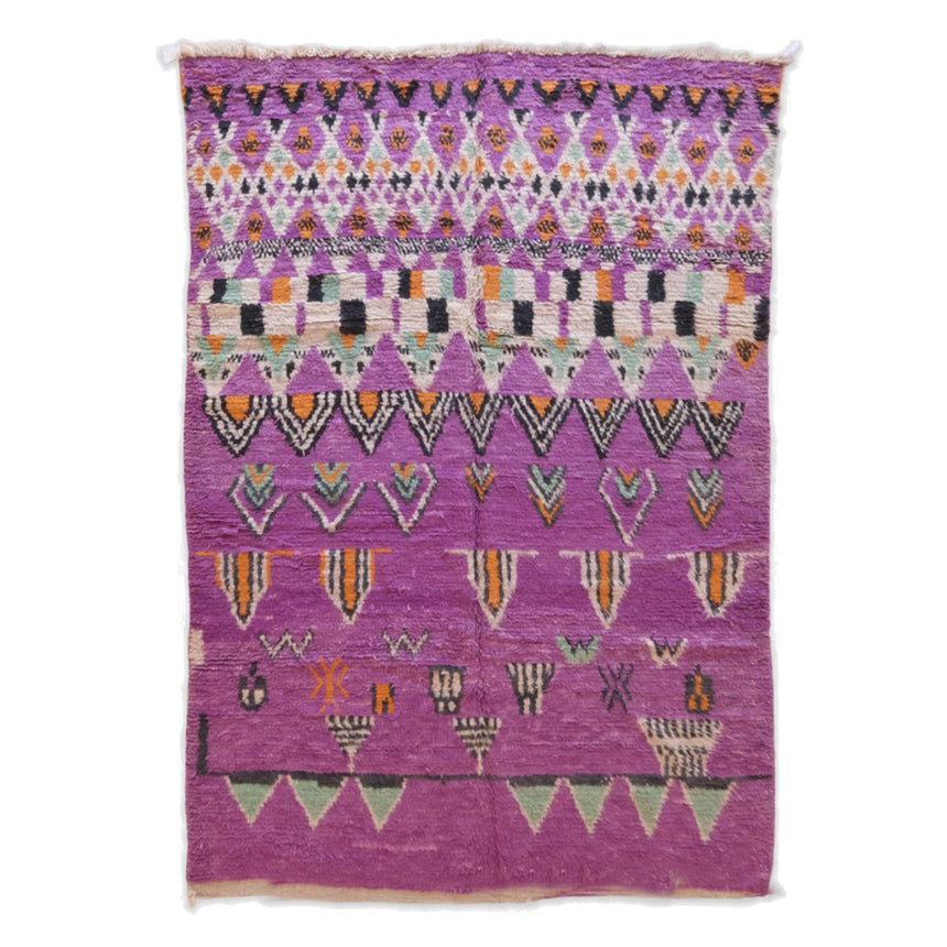 Tapis berbère en laine contemporain 197 x 304 cm - AFKliving