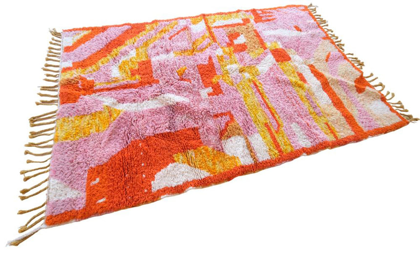 Tapis Berbere en laine contemporain abstrait 192 x 280 cm - AFKliving