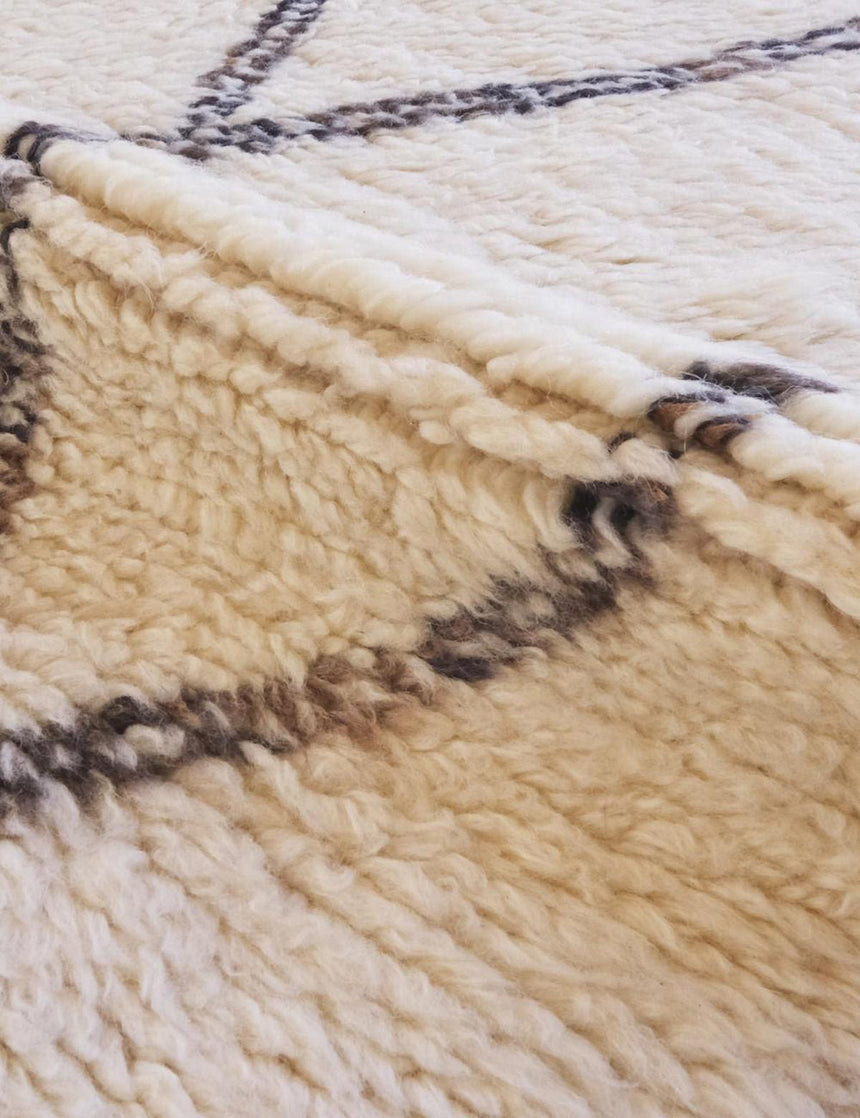 Contemporary wool Berber rug - custom rug - AFKliving