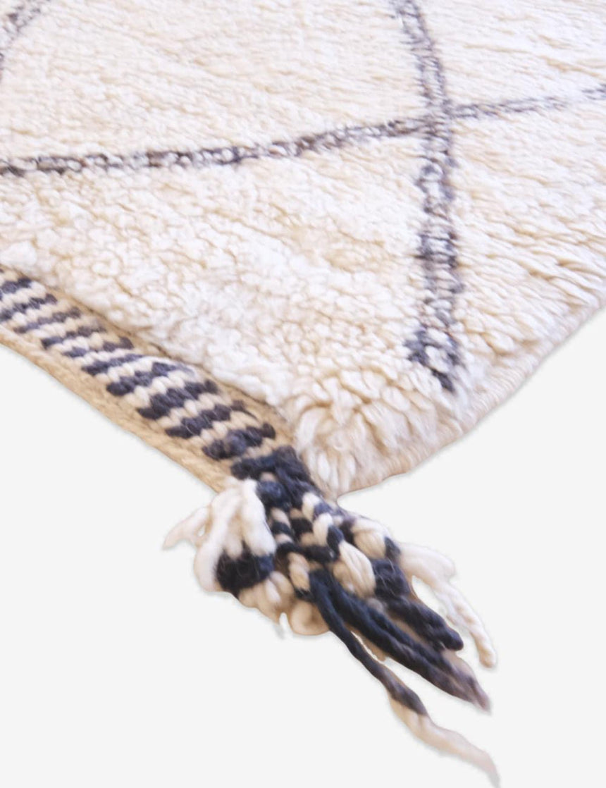 Contemporary wool Berber rug - custom rug - AFKliving