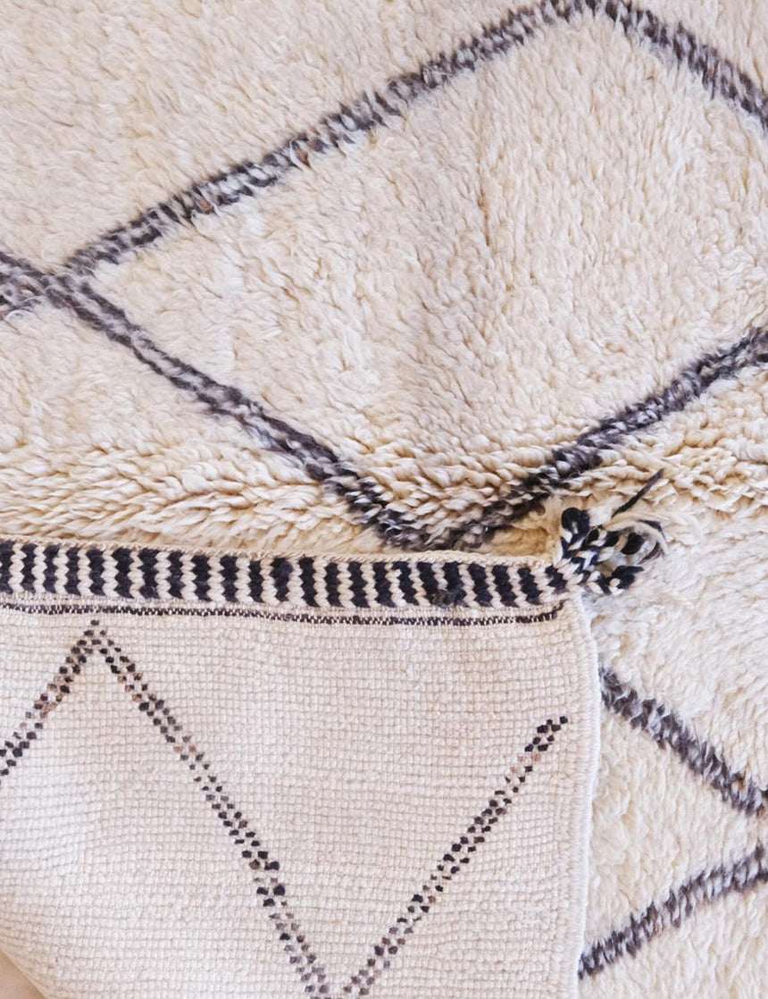 Contemporary wool Berber rug - custom rug - AFKliving