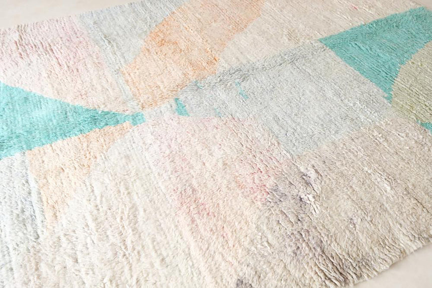 Tapis Berbere en laine pastel moderne 209 x 277 cm - AFKliving