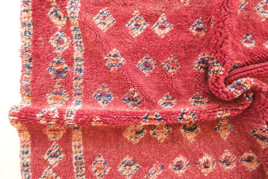 Tapis Berbere en laine tissé main vintage 169 x 258 cm - AFKliving