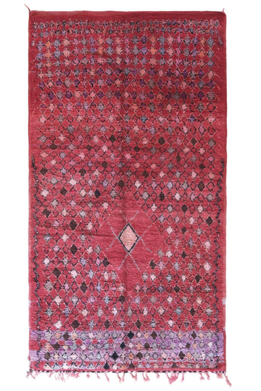 Tapis Berbere en laine vintage 192 x 366 cm - AFKliving