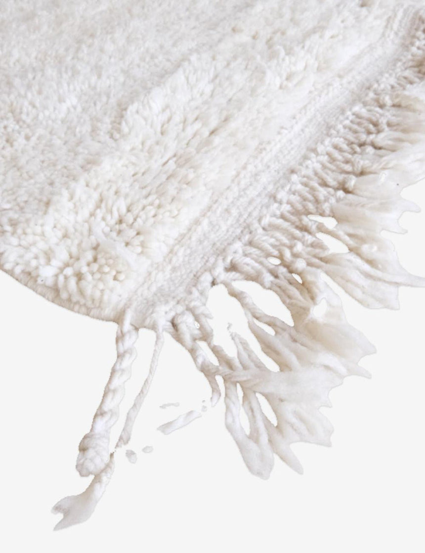 Tapis berbère épuré pour intérieur moderne en laine 198 x 280 cm - AFKliving