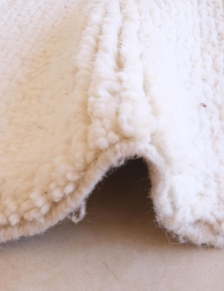 Tapis berbère épuré pour intérieur moderne en laine 215 x 275 cm - AFKliving