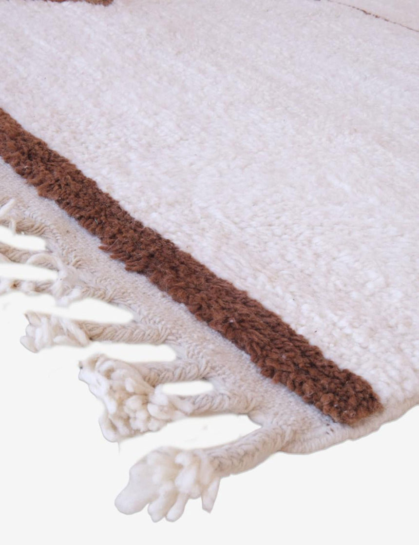 Tapis berbère épuré pour intérieur moderne en laine 215 x 275 cm - AFKliving