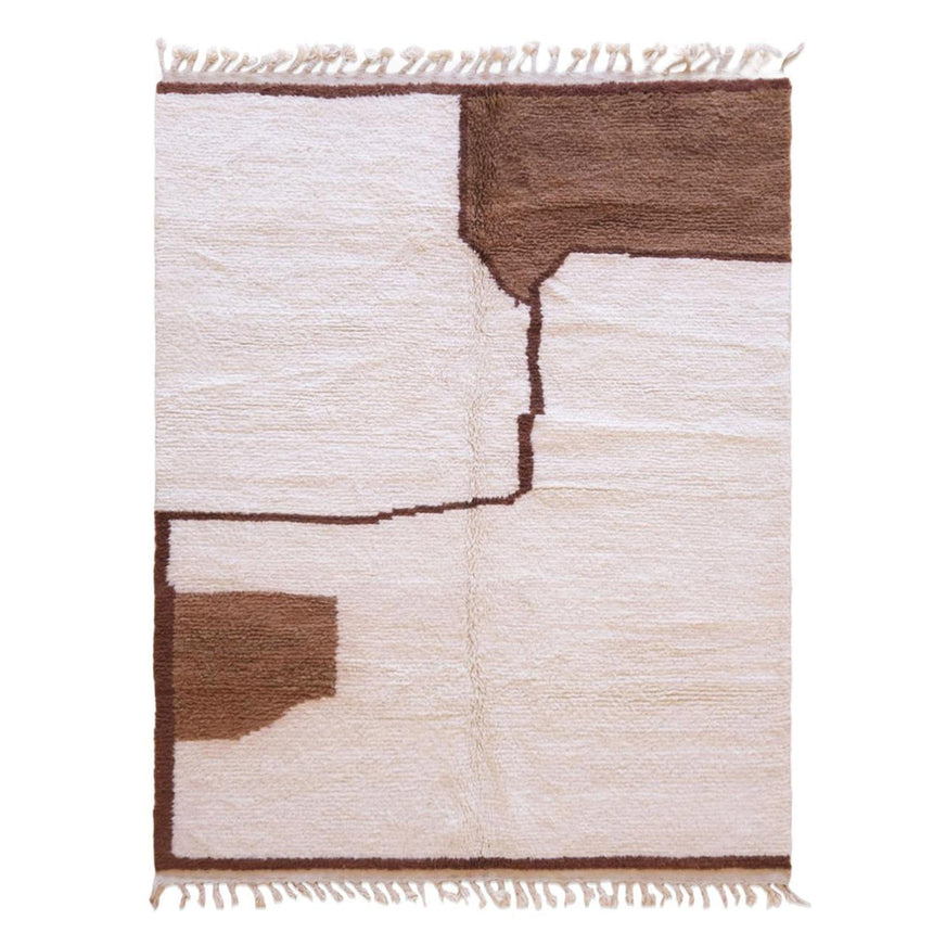 Tapis berbère épuré pour intérieur moderne en laine 215 x 275 cm - AFKliving