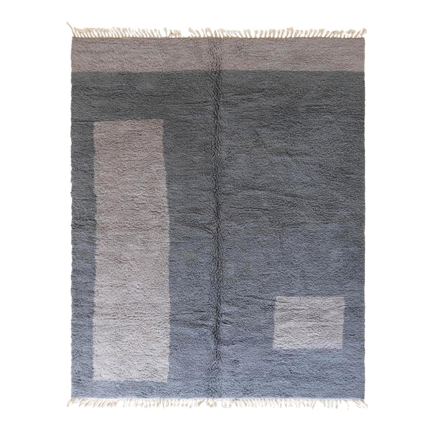 Tapis berbère épuré pour intérieur moderne en laine 310 x 403 cm - AFKliving