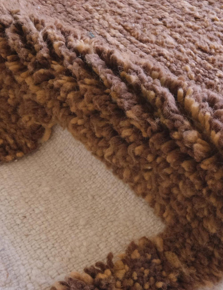 Tapis berbère ethnique chic au design épuré en laine 220 x 283 cm - AFKliving