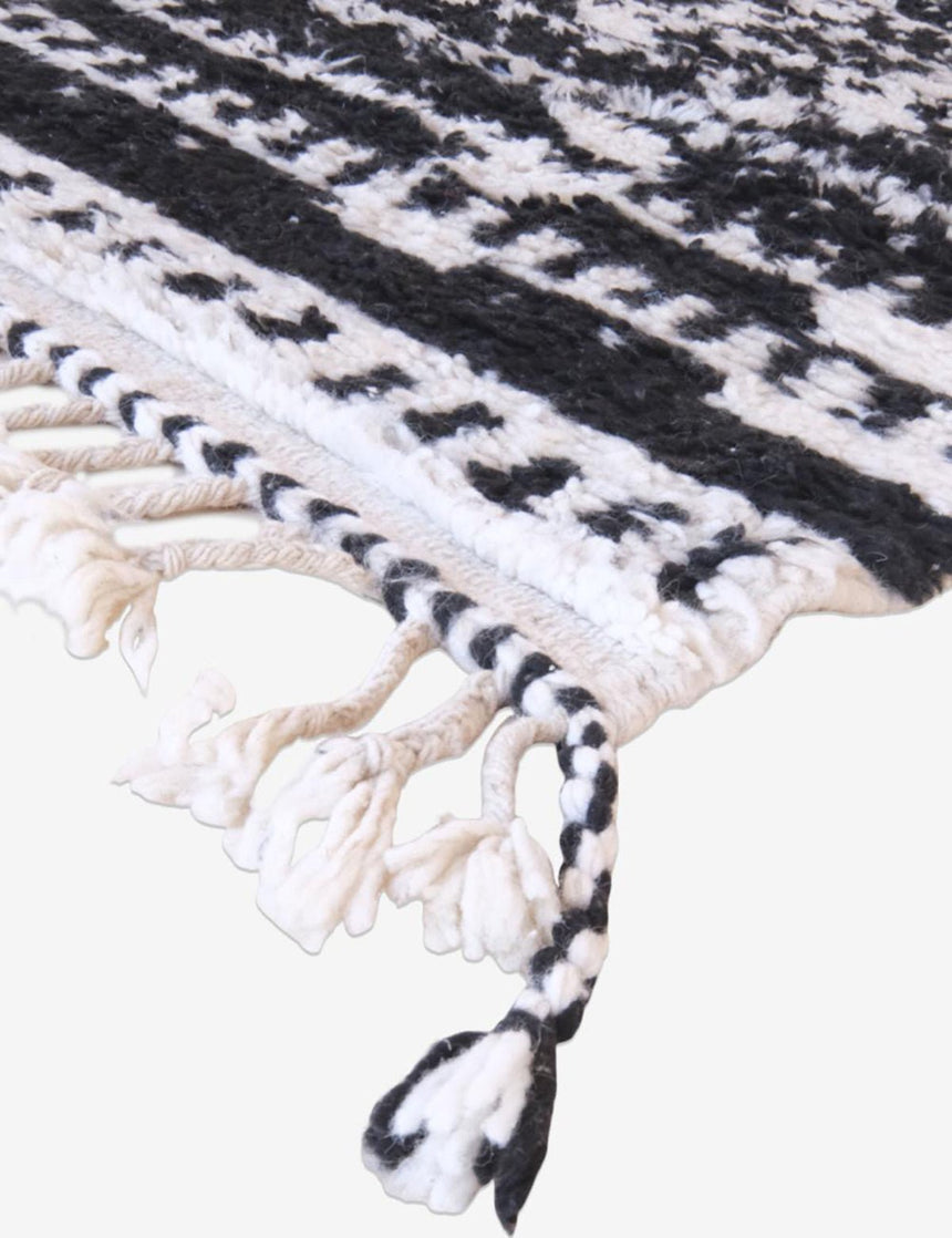 Tapis berbère ethnique chic au design ethnique en laine 184 x 267 cm - AFKliving