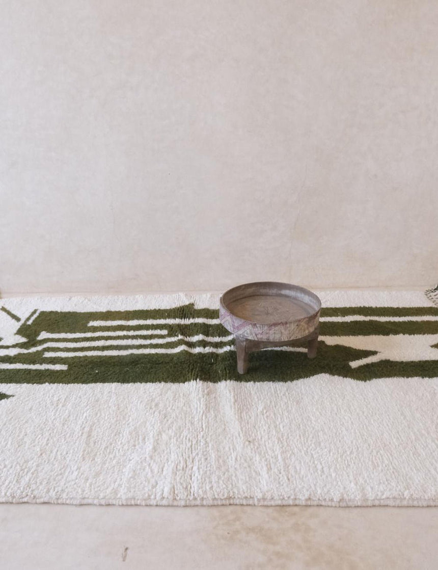 Tapis berbère ethnique chic au design unique en laine 156 x 251 cm - AFKliving