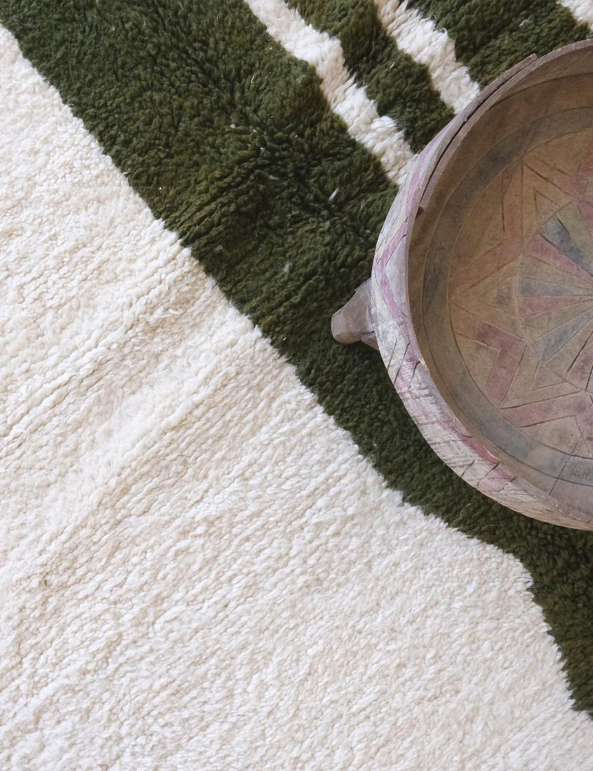 Tapis berbère ethnique chic au design unique en laine 156 x 251 cm - AFKliving