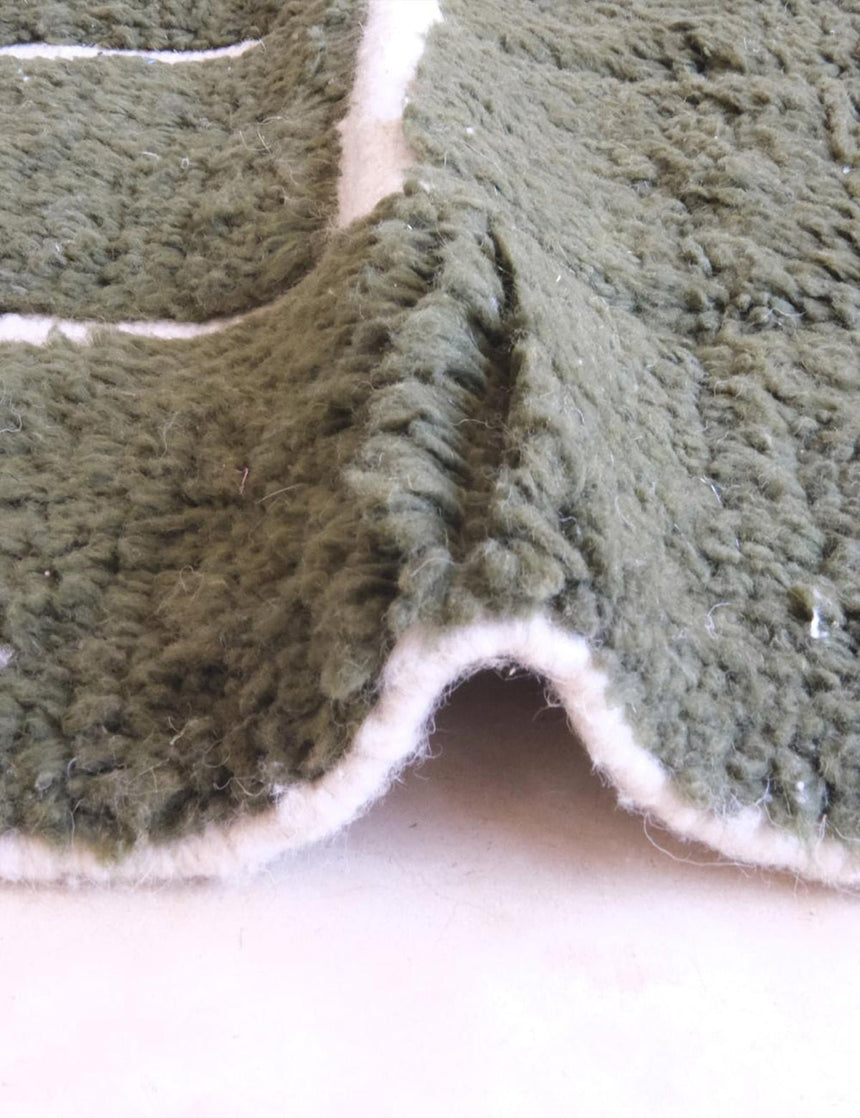 Tapis berbère ethnique chic design en laine 216 x 294 cm - AFKliving