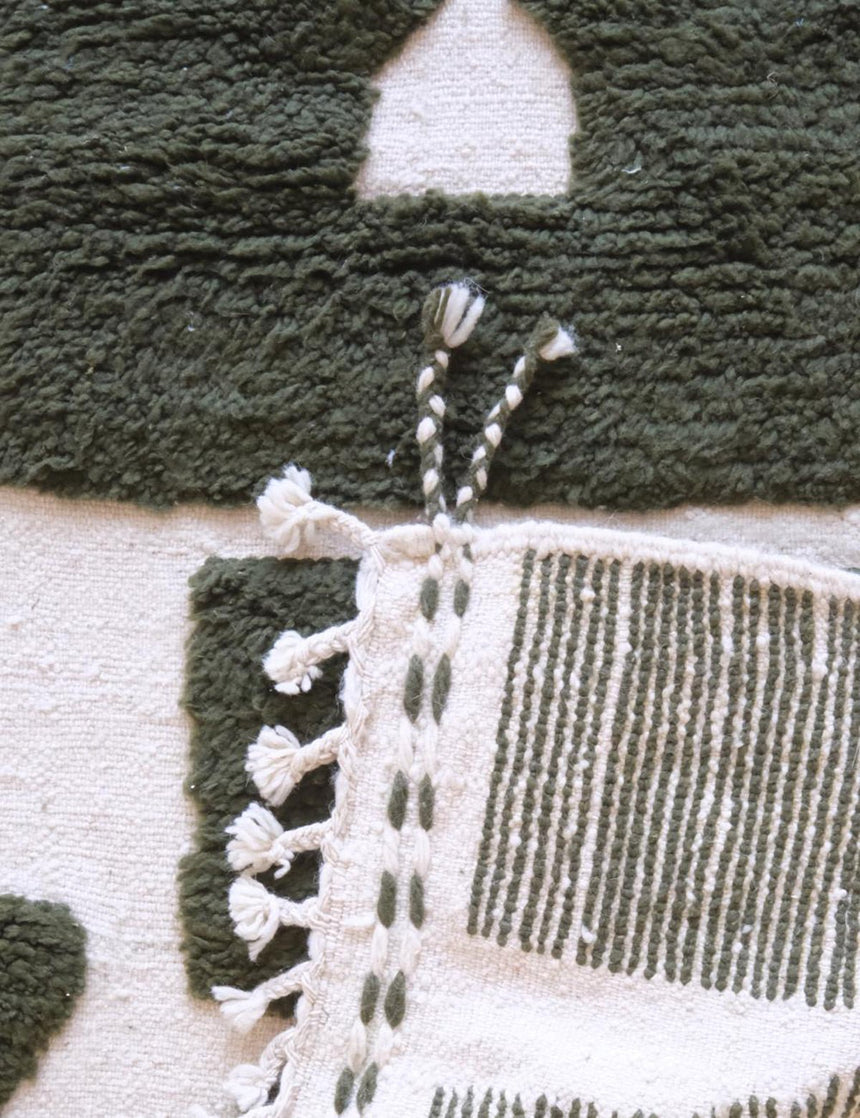 Tapis berbère ethnique chic design en laine 216 x 294 cm - AFKliving