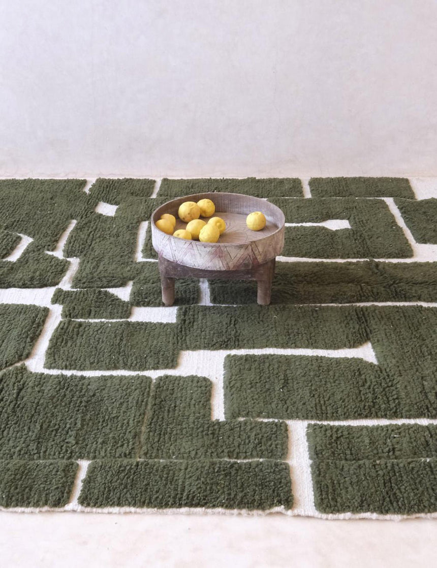 Tapis berbère ethnique chic design en laine 216 x 294 cm - AFKliving