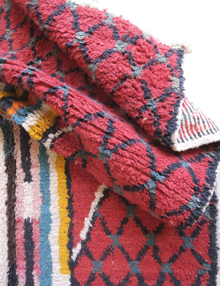 Tapis berbère ethnique chic en laine - sur mesure - AFKliving